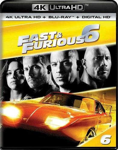Fast & Furious 6 4K UHD Blu-ray Dwayne Johnson NEW
