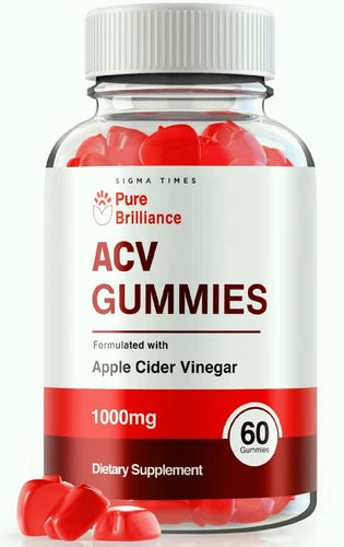 Pure Brilliance ACV Gummies For Advanced Weight loss and Energy Levels 60ct