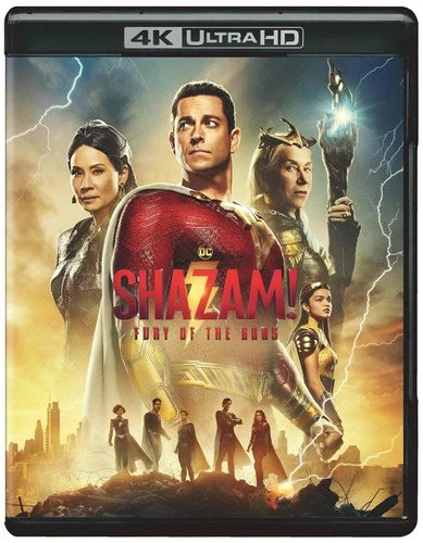 Shazam! Fury of the Gods 4K UHD Blu-ray Zachary Levi NEW