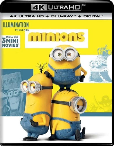 Minions 4K UHD Blu-ray Sandra Bullock NEW