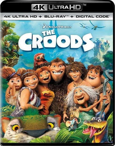 The Croods 4K UHD Blu-ray Nicolas Cage NEW