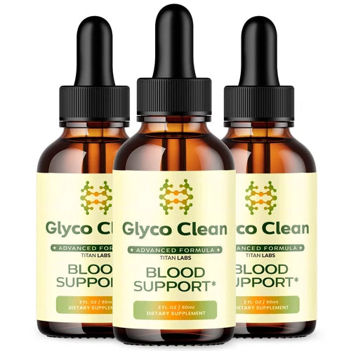 Glyco Clean Blood Drops - Support for Healthy Blood & Well-Being (3 Pack)