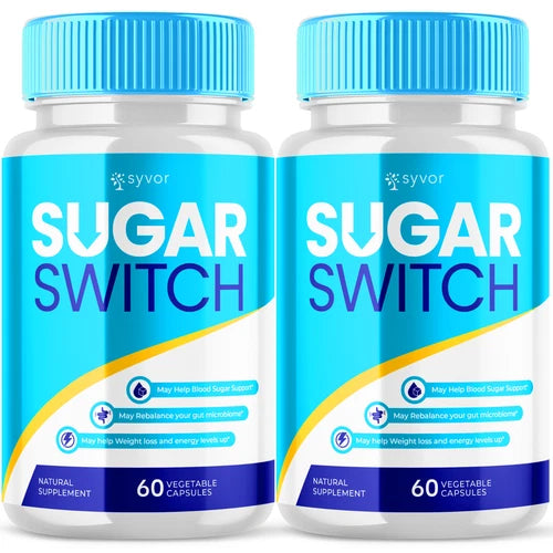 Sugar Switch Boosts Energy and Supports Weight Loss & Blood Health (2 Pack)