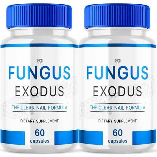 (2 Pack) Fungus Exodus The Clear Nail Formula Pills, Fungus Nails (120 Capsules)