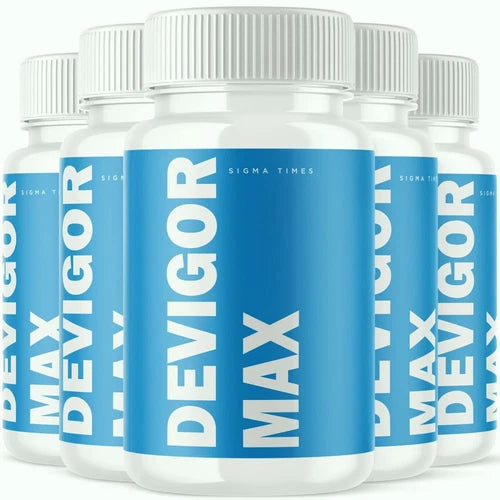 (5 Pack) Devigor Max Male Health Support Pills to Improve Energy and Virility