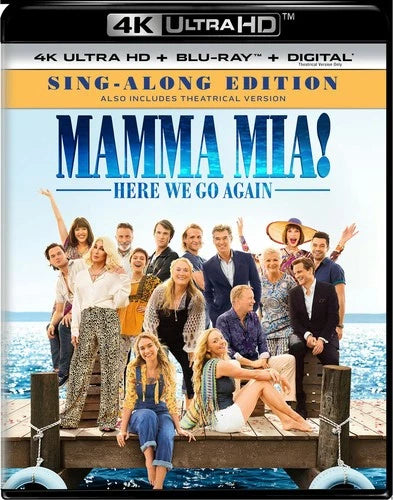 Mamma Mia! Here We Go Again 4K UHD Blu-ray Amanda Seyfried NEW