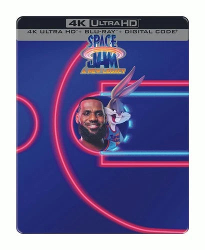 Space Jam A New Legacy (4K UHD Steelbook + Blu ray) 4K UHD Blu-ray  NEW