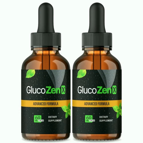 (2 Pack) GlucoZenX Drops, Blood Formula to Support Healthy Levels & Circulation