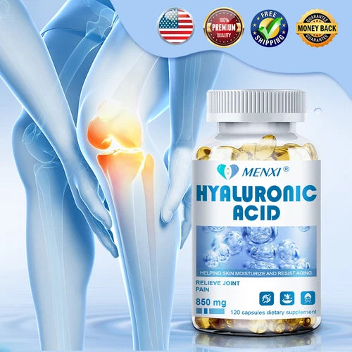 Hyaluronic Acid 120 Capsules Support Healthy Joints Help Reduce Wrinkles