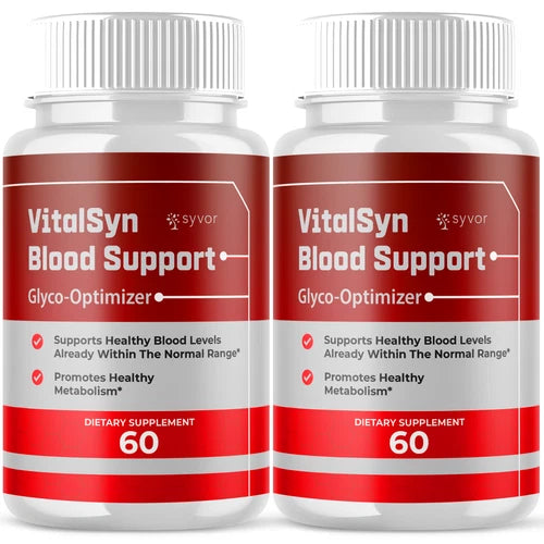 (2 Pack) Vitalsyn Blood Balance Advanced Support Glycogen Supplement 120 Capsule