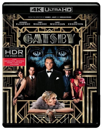 The Great Gatsby 4K UHD Blu-ray Leonardo DiCaprio NEW
