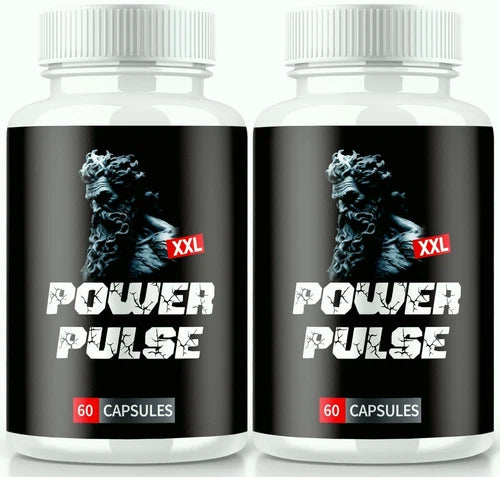 (2 Pack) Power Pulse XXL Pills for Men, Male Health Pills for Boosting Vitality