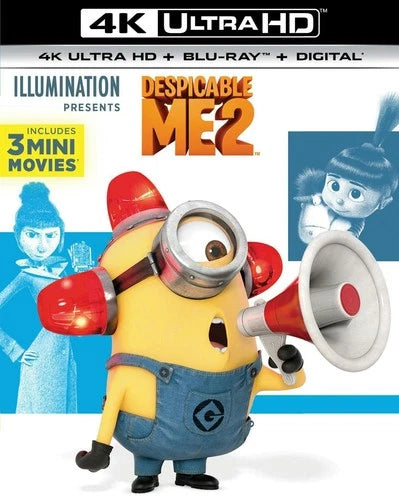 Despicable Me 2 4K UHD Blu-ray Steve Carell NEW