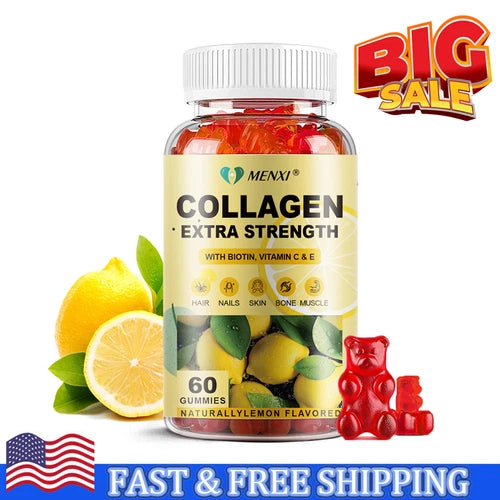 Premium Collagen Gummies Hydrolyzed for Healthy Skin, Joints, Hair & Nails