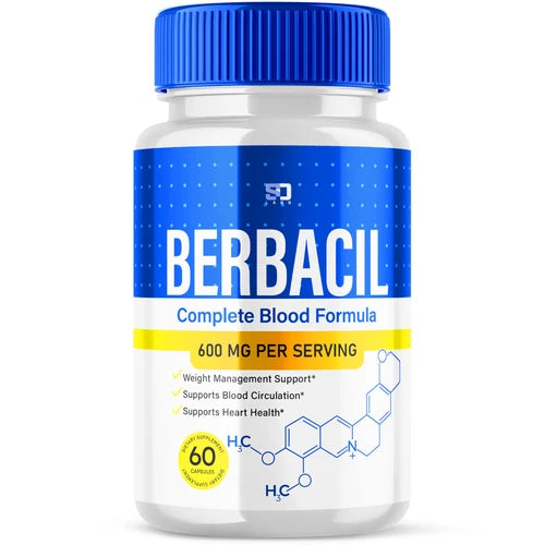 Berbacil Capsules - Promotes balanced blood sugar and pressure 60 Capsules