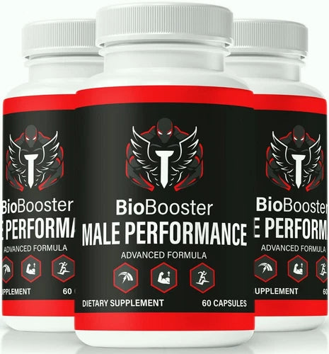 (3 Pack) BioBooster Testo Booster for Men, Bio Booster Performance + ed Pills