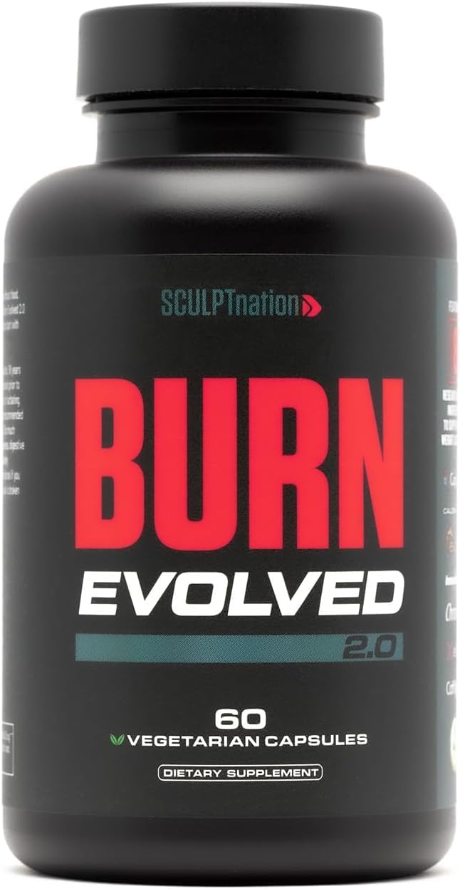 Sculpt Nation by V Shred Burn Thermogenic Fat Burner for Men & Women - Daytime Fat Burner Metabolism Booster - Premium Capsimax Cayenne Pepper, Chromax, Patented Ingredients - 60 Natural Veggie Pills - Wholesale Rabbits