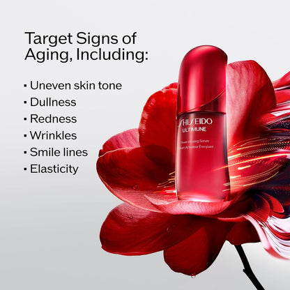 Shiseido Ultimune Power Infusing Serum - Breakthrough Lightweight Face Serum - Boosts Radiance & Improves Visible Signs of Aging - All Skin Types - Non - Comedogenic - Wholesale Rabbits